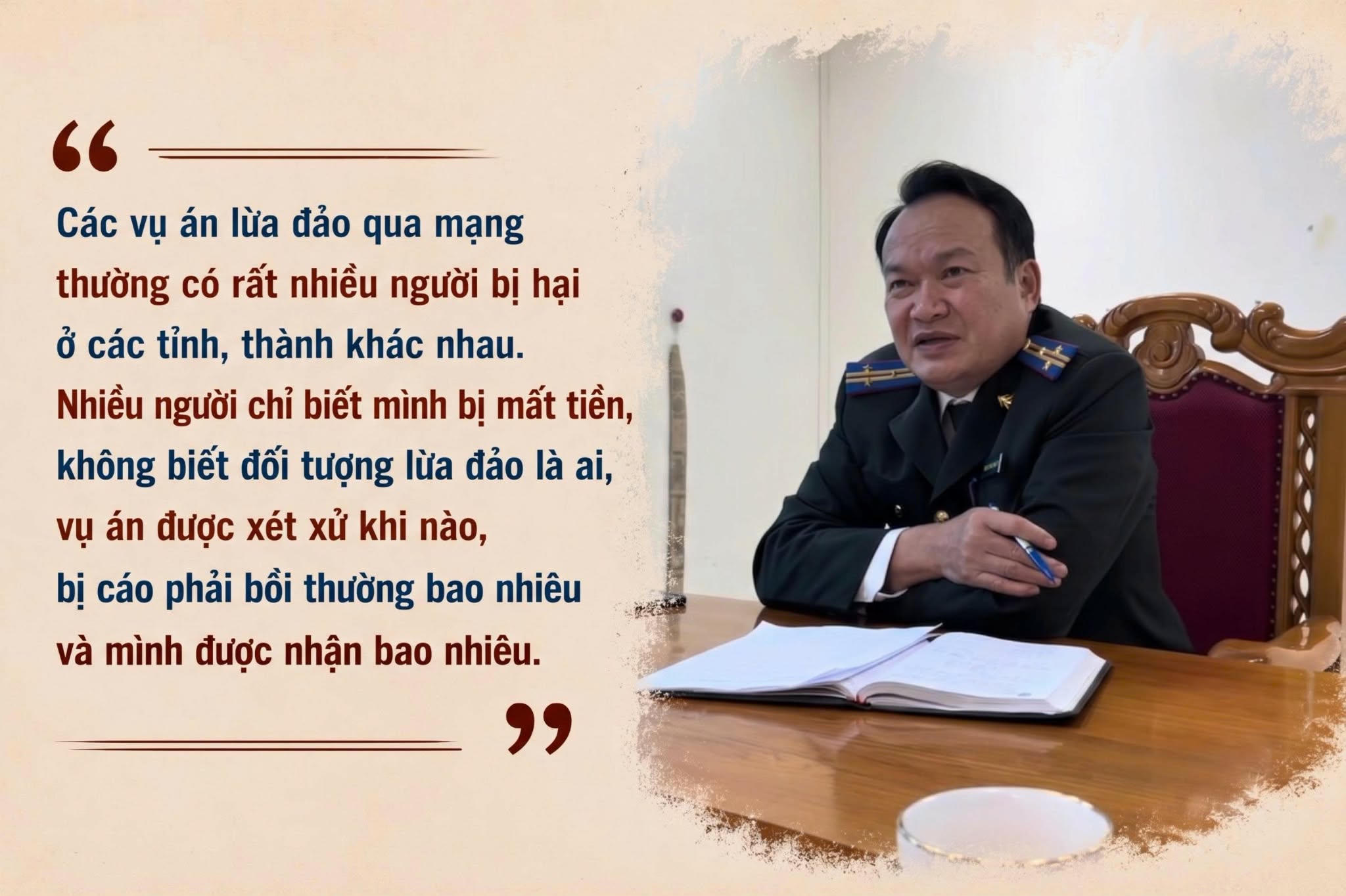 Ông Trương Công Hoàng, Trưởng Thi hành án dân sự tỉnh Hà Tĩnh.