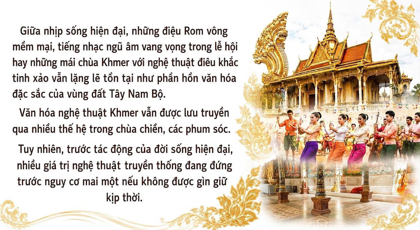 Hòa thượng, Tiến sĩ Lý Hùng: “Văn hóa nghệ thuật Khmer phải sống trong cộng đồng”