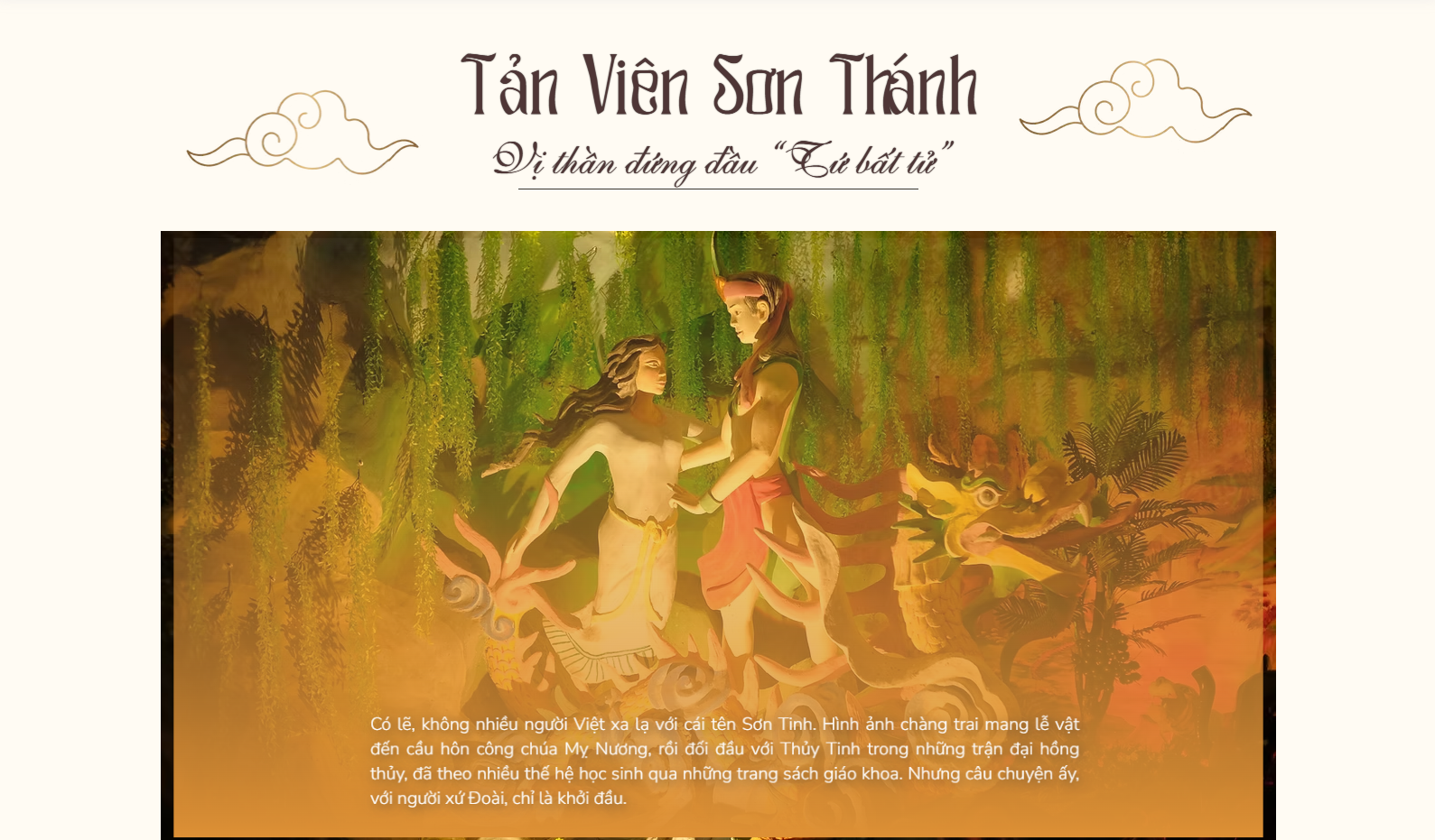 Tứ cung Xứ Đoài: Dấu ấn Tín ngưỡng thờ Tản Viên Sơn Thánh. Chương 1: Tản Viên Sơn Thánh và miền đất linh thiêng
