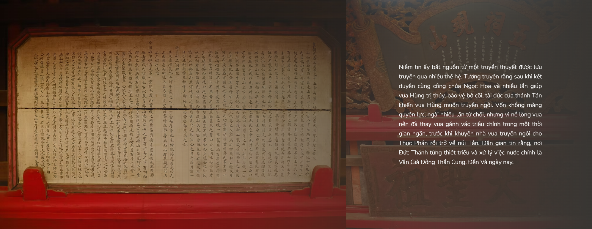 Tứ cung Xứ Đoài: Dấu ấn Tín ngưỡng thờ Tản Viên Sơn Thánh. Chương 2: Theo dấu chân Đức Thánh Tản qua 4 miền ký ức