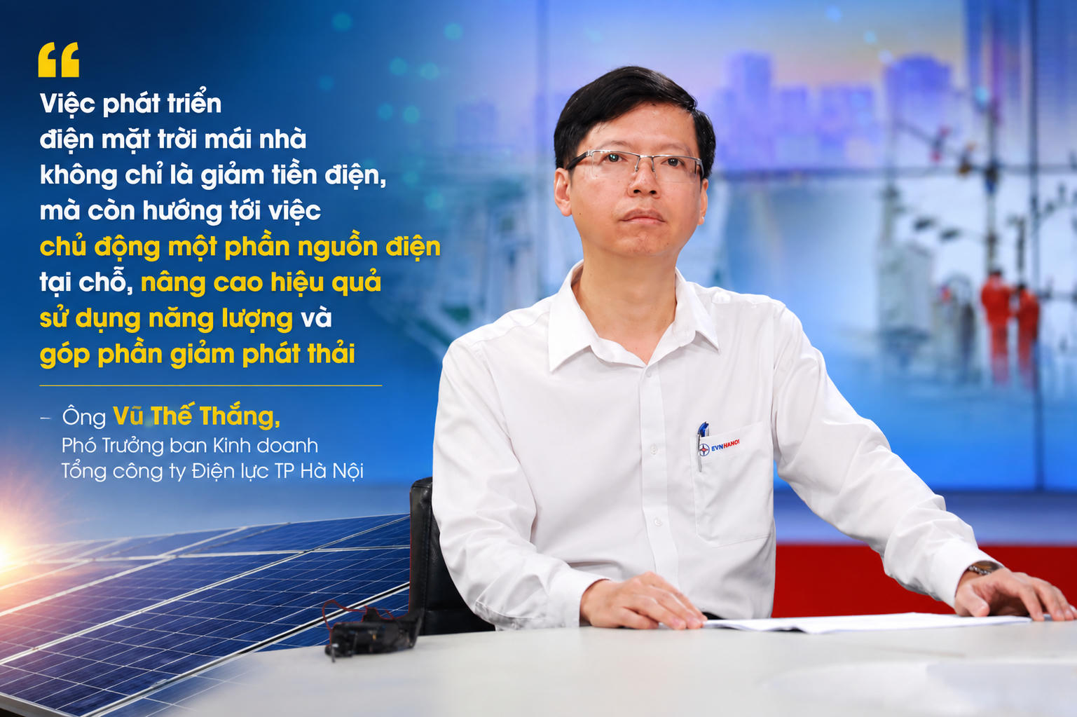 Điện mặt trời mái nhà mở rộng dư địa sử dụng năng lượng hiệu quả