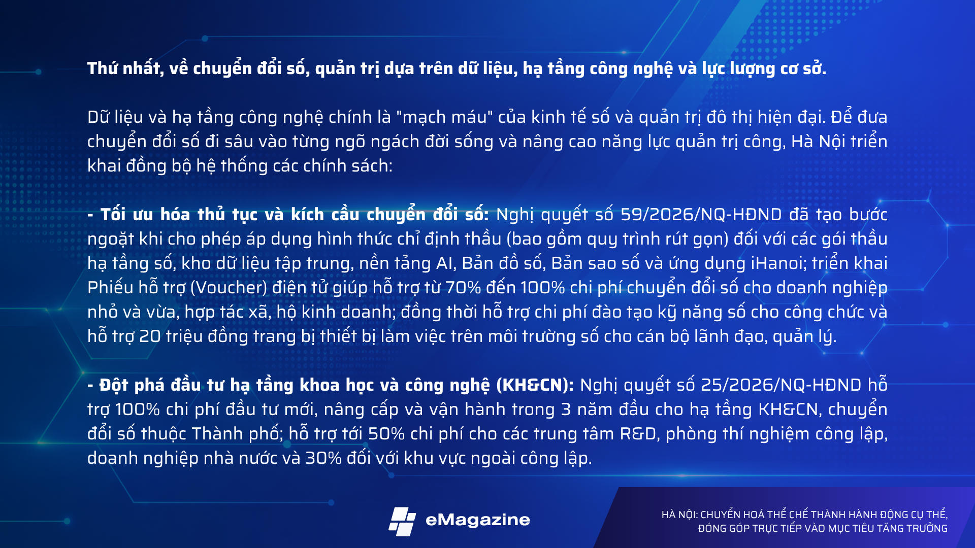Hà Nội: Chuyển hóa thể chế thành hành động cụ thể, đóng góp trực tiếp vào mục tiêu tăng trưởng