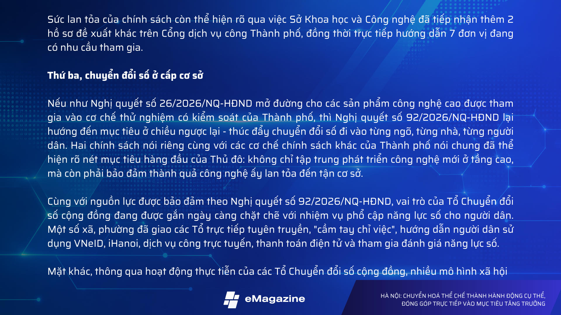 Hà Nội: Chuyển hóa thể chế thành hành động cụ thể, đóng góp trực tiếp vào mục tiêu tăng trưởng