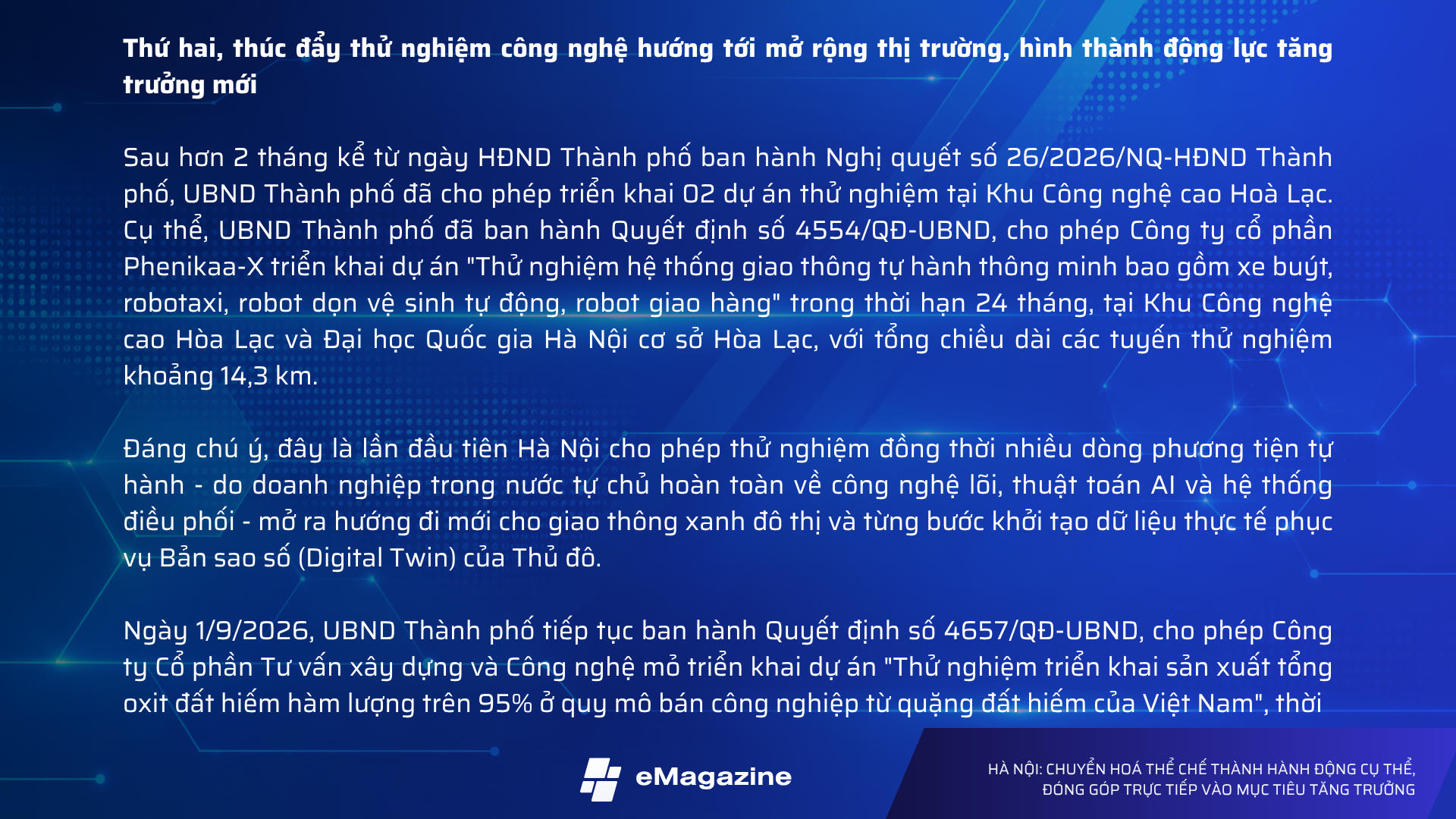 Hà Nội: Chuyển hóa thể chế thành hành động cụ thể, đóng góp trực tiếp vào mục tiêu tăng trưởng