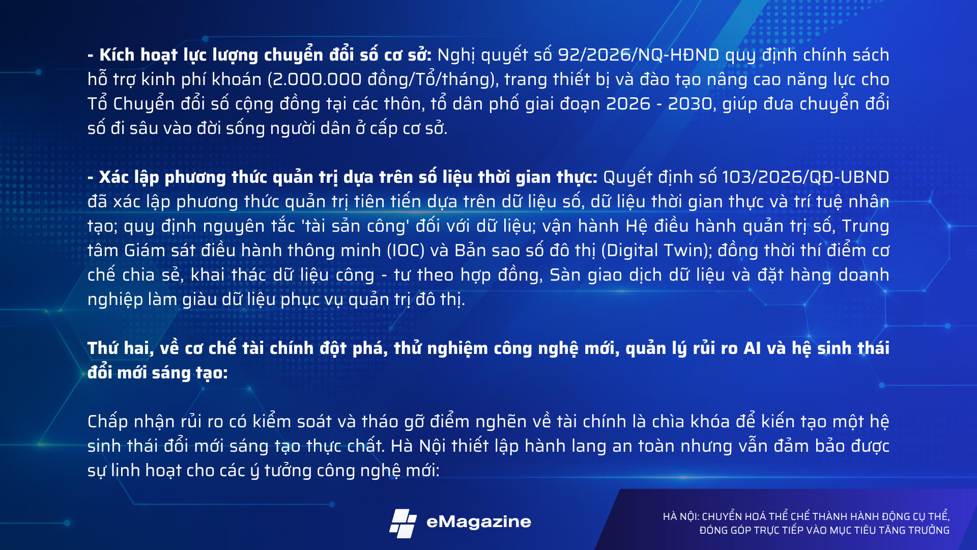 Hà Nội: Chuyển hóa thể chế thành hành động cụ thể, đóng góp trực tiếp vào mục tiêu tăng trưởng
