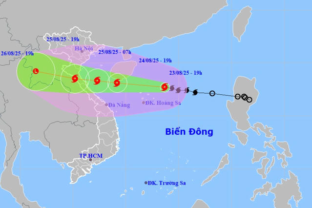 Bão số 5 có sức gió ngang bão Yagi, có thể mạnh hơn bão Doksuri 2017 Bão số 5 có sức gió ngang bão Yagi, có thể mạnh hơn bão Doksuri 2017