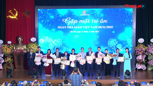 Học viện Tư pháp long trọng tổ chức chương trình “Gặp mặt tri ân ngày nhà giáo Việt Nam 20/11/2025”