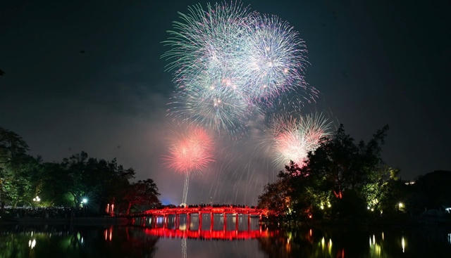 Hà Nội tổ chức 6 trận địa bắn pháo hoa Tết Dương lịch 2026