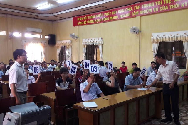 Tăng mức đặt cọc đấu giá đất lên tới 50%