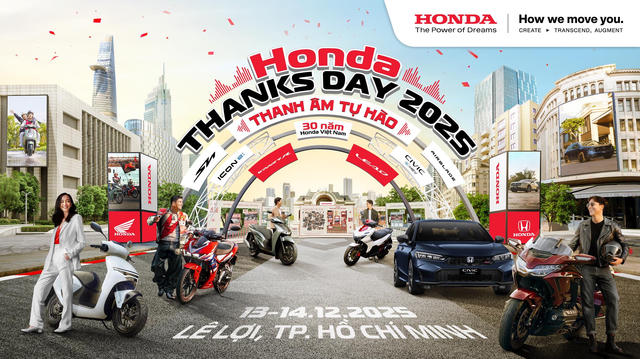 Honda Thanks Day 2025 - Thanh âm tự hào Honda Thanks Day 2025 - Thanh âm tự hào