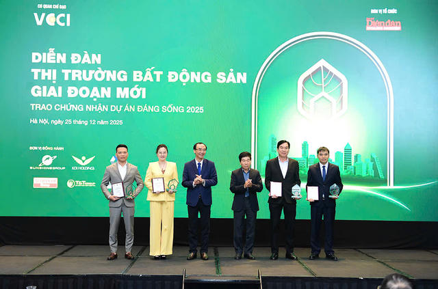 TNG Land ghi dấu ấn với Giải thưởng “Dự án Đáng sống 2025”