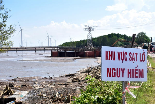 Cà Mau đầu tư 480 tỷ đồng xây kè chống sạt lở sông Gành Hào Cà Mau đầu tư 480 tỷ đồng xây kè chống sạt lở sông Gành Hào