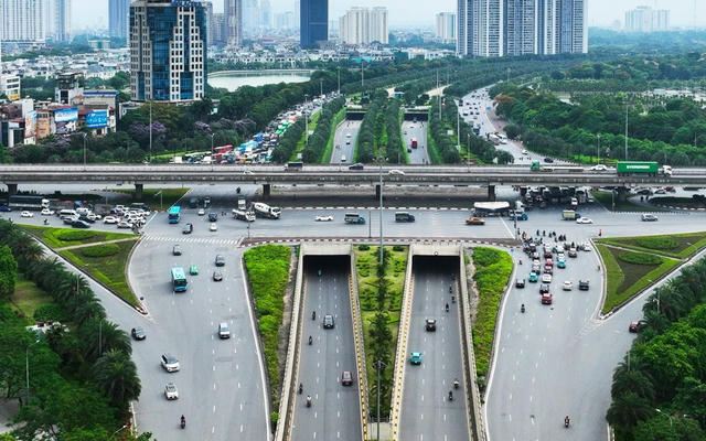 Hà Nội xây dựng hầm chui 6 làn xe tại nút giao Mễ Trì - Dương Đình Nghệ - Vành đai 3 Hà Nội xây dựng hầm chui 6 làn xe tại nút giao Mễ Trì - Dương Đình Nghệ - Vành đai 3