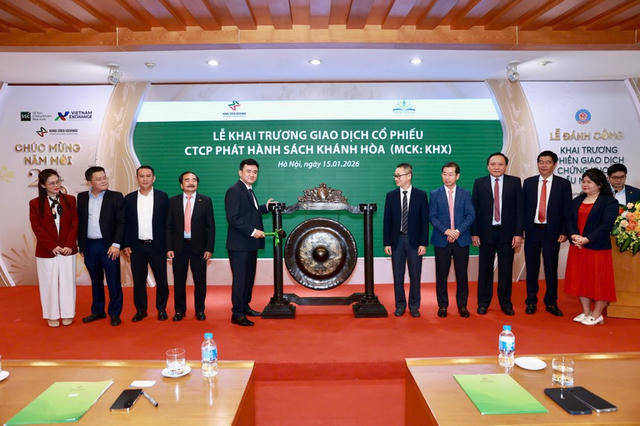 5 triệu cổ phiếu KHX của CTCP Phát hành Sách Khánh Hòa chính thức chào sàn UpCoM 