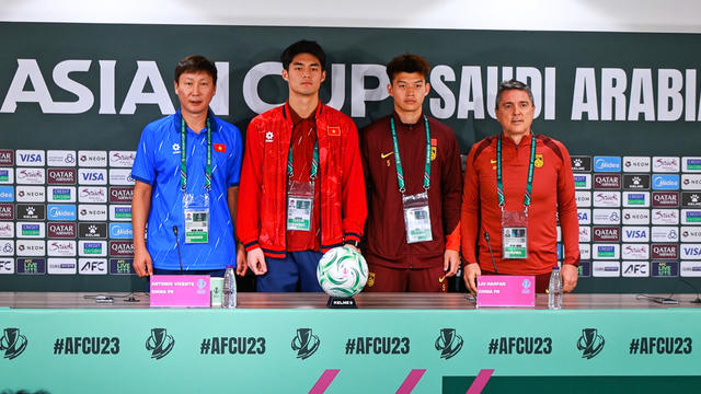 U23 Trung Quốc: 'Chúng tôi không lo lắng khi đấu với U23 Việt Nam'