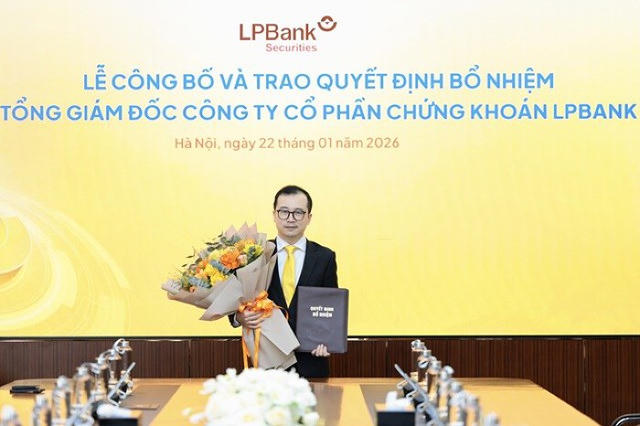 Chứng khoán LPBank (LPBS) có tân Tổng giám đốc Chứng khoán LPBank (LPBS) có tân Tổng giám đốc
