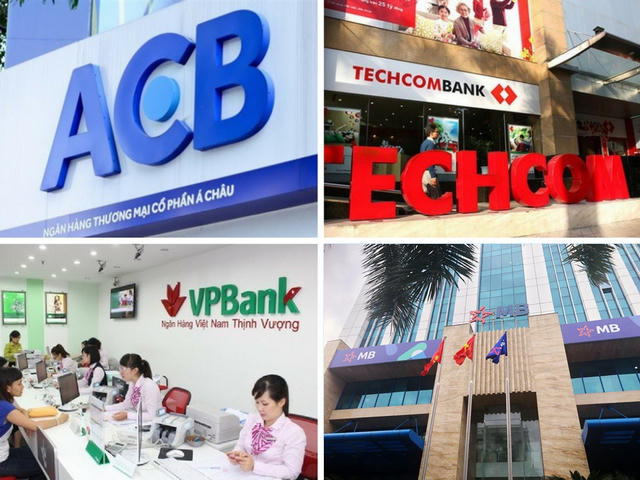 'Big 4' ngân hàng tư nhân: Tổng tài sản vượt 5 triệu tỷ đồng, lợi nhuận và nợ xấu phân hóa mạnh