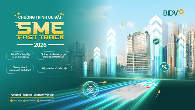 Đón năm 'Mã' cùng ưu đãi siêu đã từ BIDV SME Fast Track 2026