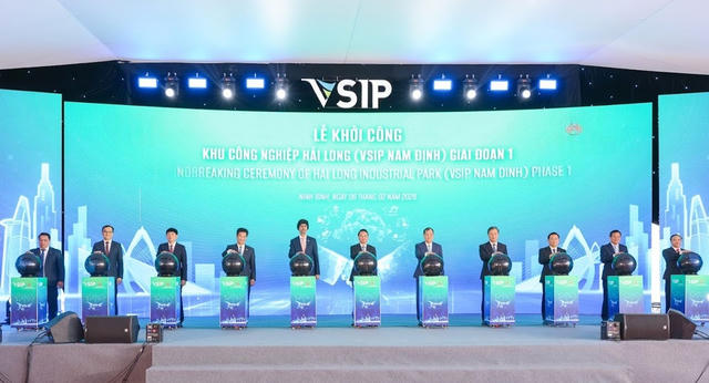 VSIP khởi công dự án khu công nghiệp hơn 2.200 tỷ đồng tại Ninh Bình