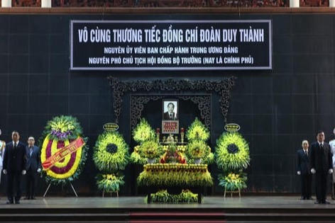 Lễ tang cấp Nhà nước nguyên Phó Chủ tịch Hội đồng Bộ trưởng Đoàn Duy Thành