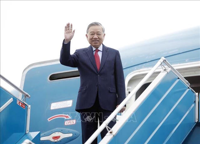 Tổng Bí thư Tô Lâm lên đường tham dự cuộc họp khai mạc Hội đồng Hòa bình về Gaza