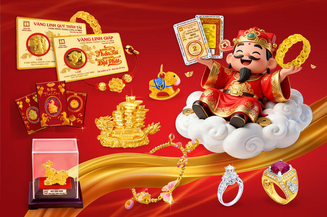 Đón vía Thần Tài 2026 - Khai xuân rước lộc vàng, trang sức Bảo Tín Minh Châu an tâm tích lũy tài sản Đón vía Thần Tài 2026 - Khai xuân rước lộc vàng, trang sức Bảo Tín Minh Châu an tâm tích lũy tài sản