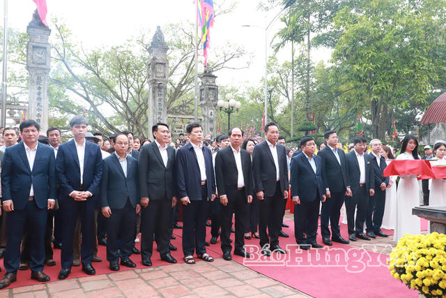 Hưng Yên: Tưởng niệm 751 năm ngày Tướng quân Phạm Ngũ Lão ra quân đánh giặc giữ nước