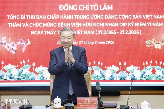 Toàn văn phát biểu của Tổng Bí thư Tô Lâm tại Bệnh viện Hữu Nghị Toàn văn phát biểu của Tổng Bí thư Tô Lâm tại Bệnh viện Hữu Nghị