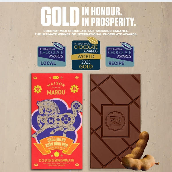 Vượt mặt các ông lớn thế giới, sô-cô-la Việt giành giải Vàng quốc tế và cú bứt phá 22 cửa hàng