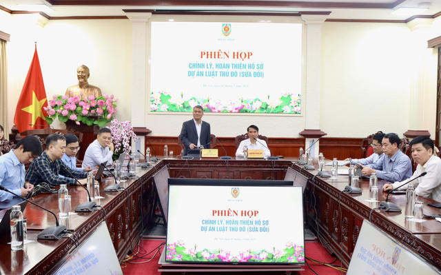 Chỉnh lý, hoàn thiện hồ sơ dự án Luật Thủ đô (sửa đổi) Chỉnh lý, hoàn thiện hồ sơ dự án Luật Thủ đô (sửa đổi)