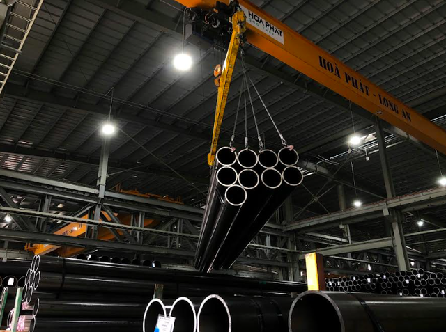 Hòa Phát vận hành nhà máy ống thép công suất 410.000 tấn/năm