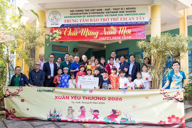 Herbalife Việt Nam lan tỏa 'Xuân Yêu Thương' 2026 tại các Trung tâm Casa