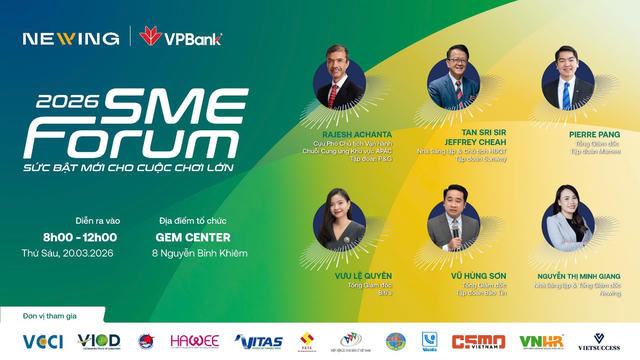 VPBankSME tổ chức SME Forum 2026, chia sẻ bài học tăng trưởng cho doanh nghiệp sản xuất, FMCG