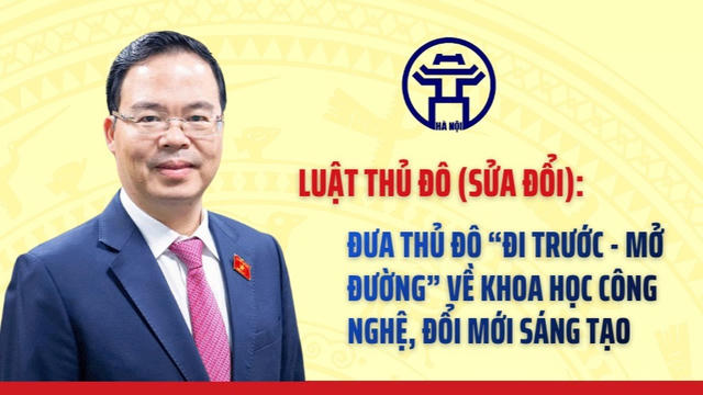 Luật Thủ đô (sửa đổi): Đưa Thủ đô “đi trước - mở đường” về khoa học công nghệ, đổi mới sáng tạo