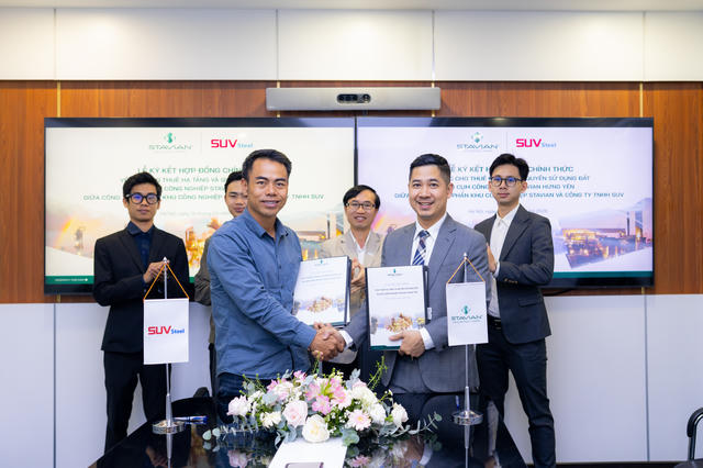 Cụm công nghiệp Stavian Hưng Yên ký kết hợp đồng thuê đất và bàn giao mặt bằng cho các nhà đầu tư