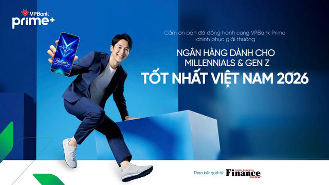 VPBank Prime 'chiếm lĩnh' thế hệ Millenials và GenZ: 2 năm liên tiếp được vinh danh bằng giải thưởng quốc tế