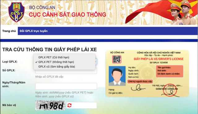 Quy định về thời hạn các hạng Giấy phép lái xe và cách tra cứu trực tuyến