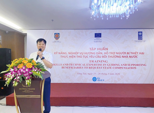 Bộ Tư pháp tập huấn kỹ năng hỗ trợ người bị thiệt hại thực hiện yêu cầu bồi thường nhà nước