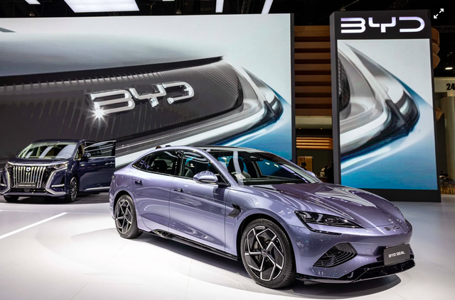 Lợi nhuận của xe hơi Trung Quốc BYD lần đầu giảm sau 4 năm