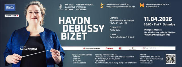 Nhạc trưởng Zahia Ziouani đến Việt Nam trong tháng 4
