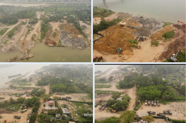 Hà Nội: Bãi vật liệu "vây" quy hoạch dự án Công viên Phú Thượng 1.700 tỷ đồng