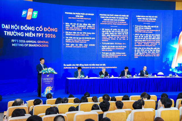 ĐHĐCĐ 2026: Đối tác Hàn Quốc đề nghị liên doanh mở nhà máy chip ô tô, Nhật Bản đặt hàng FPT làm dự án xe trong 1 năm