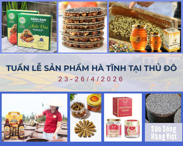 Lần đầu tiên đặc sản Hà Tĩnh xuất hiện trong chương trình “Sức sống hàng Việt”