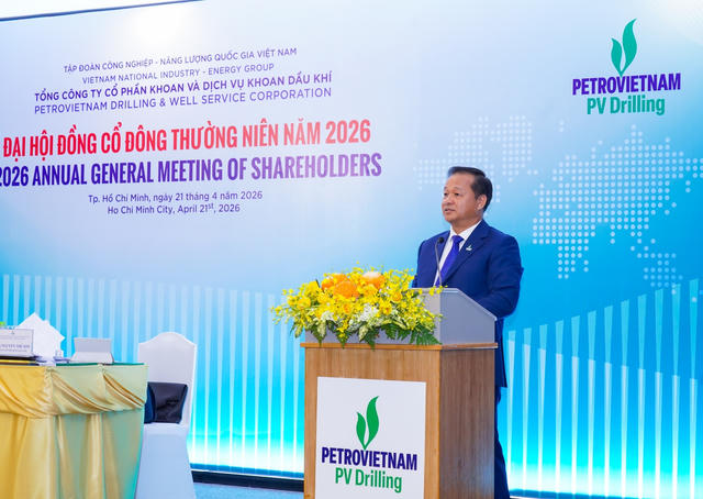 ĐHĐCĐ PV Drilling (PVD) 2026: Lợi nhuận quý 1 tăng 104%, chốt phương án thưởng cổ phiếu tỷ lệ 66,9%
