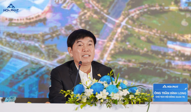 Chủ tịch Trần Đình Long nói về VinMetal: 'Cạnh tranh với Hòa Phát là khó đấy'