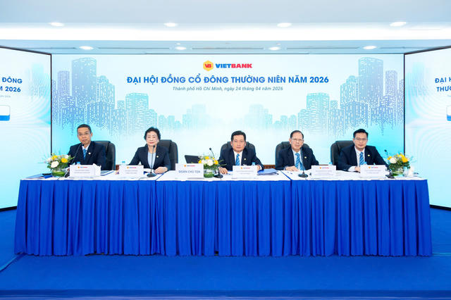 ĐHĐCĐ 2026 Vietbank (VBB): Mục tiêu lãi 2.100 tỷ đồng, dồn lực tăng vốn và lên sàn HOSE