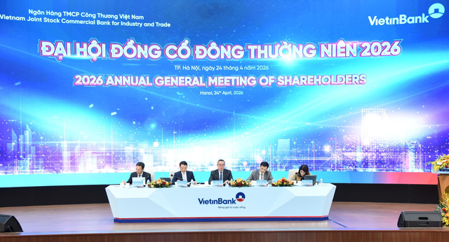 ĐHĐCĐ 2026 VietinBank (CTG): Quý 1 lãi trước thuế ước tăng 56%, chốt kế hoạch vươn tầm quốc tế với 5 văn phòng đại diện mới