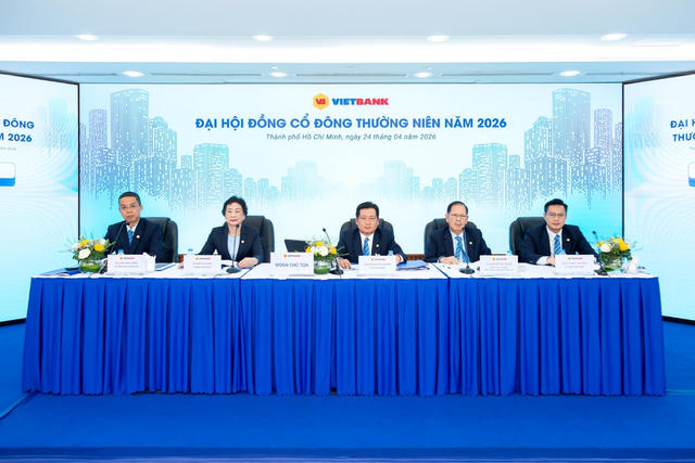Vietbank tổ chức thành công ĐHĐCĐ thường niên 2026, thông qua nhiều mục tiêu tăng trưởng quan trọng