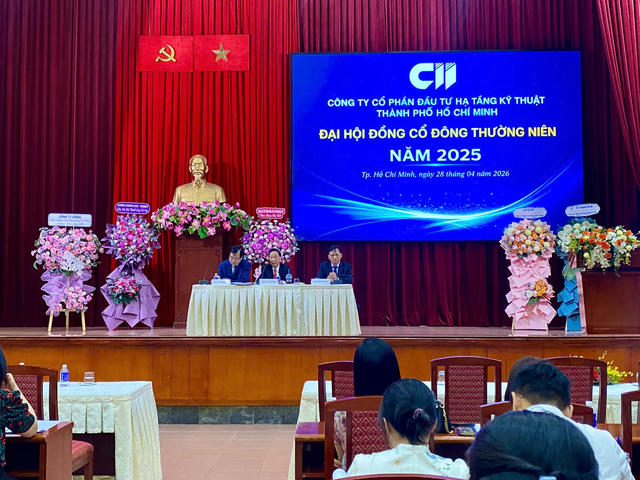 ĐHĐCĐ Đầu tư Hạ tầng Kỹ thuật TP.HCM (CII) 2026: Đề xuất dự án quy mô trên 100.000 tỷ đồng, phát hành gần 6.720 tỷ đồng trái phiếu chuyển đổi