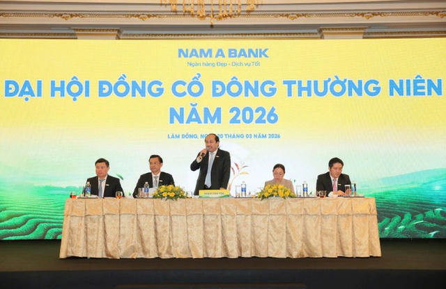Nam A Bank (NAB) chốt ngày chia cổ tức tỷ lệ 20%, báo lãi trước thuế quý I/2026 vượt 1.600 tỷ đồng
